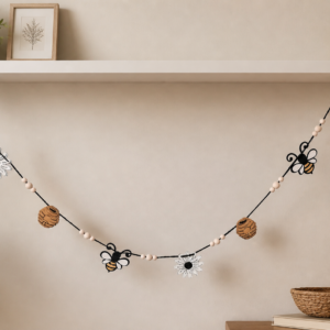 Summer Macrame wood Garland